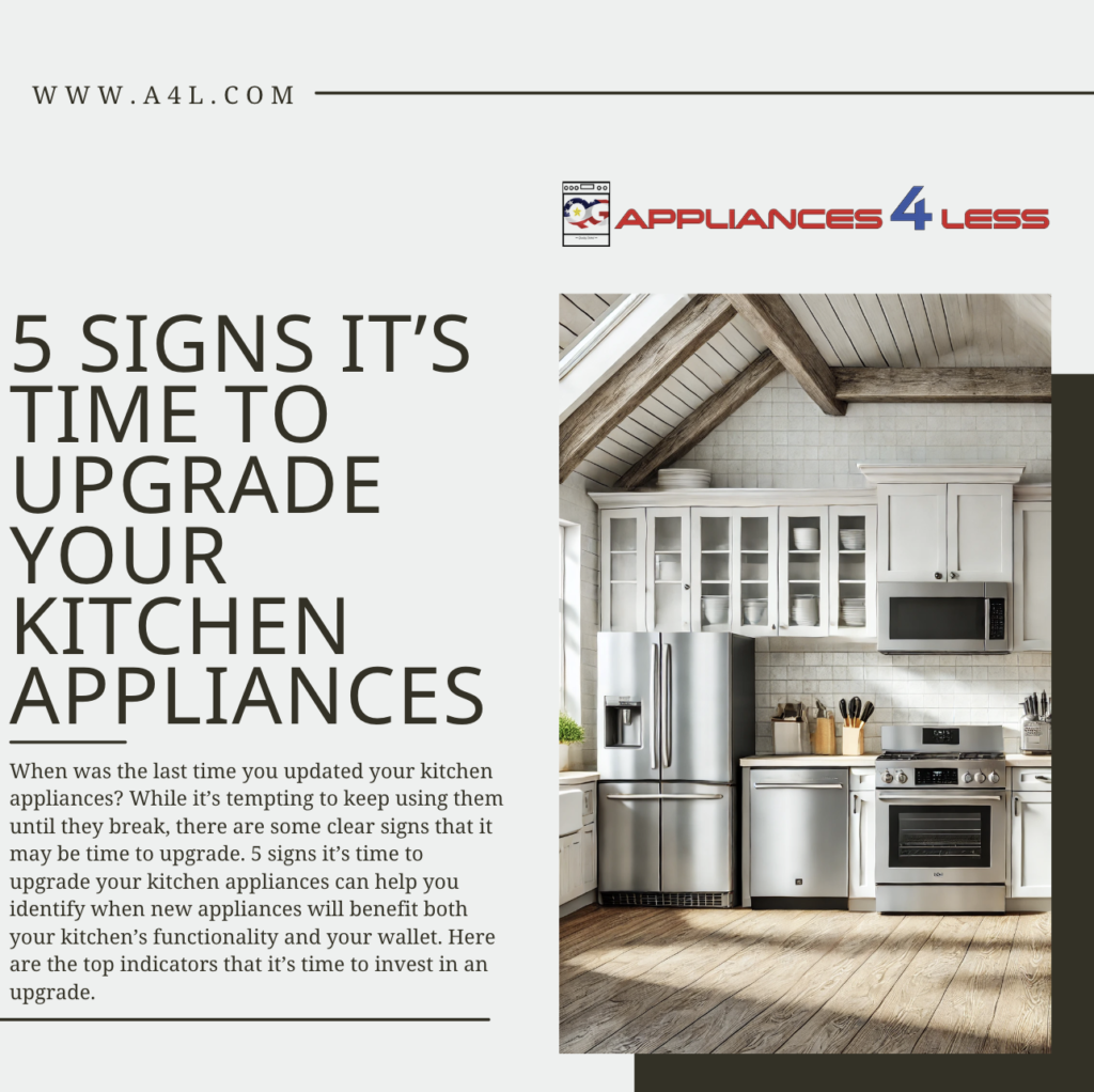 5 signs it’s time to upgrade your kitchen appliances